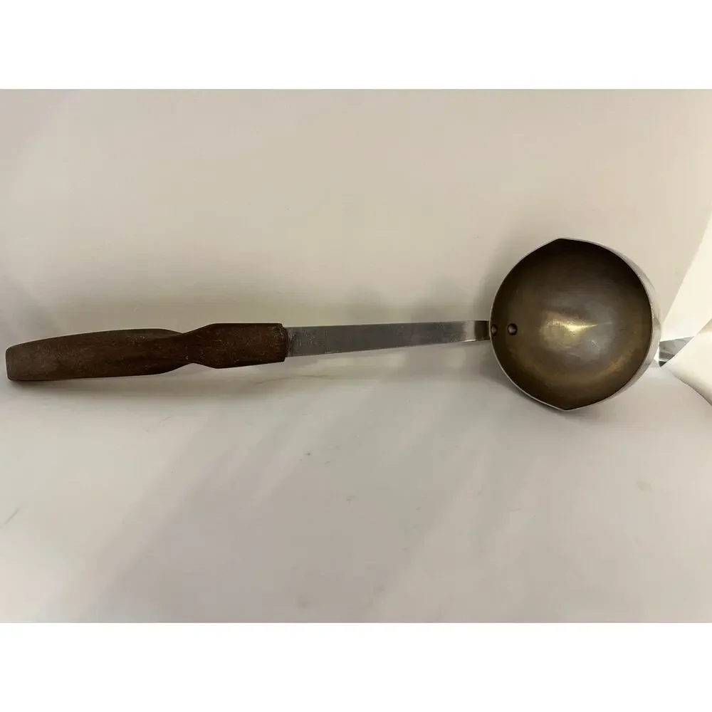 VTG Cutco Ladle No 15 Brown Handle Stainless Steel 12